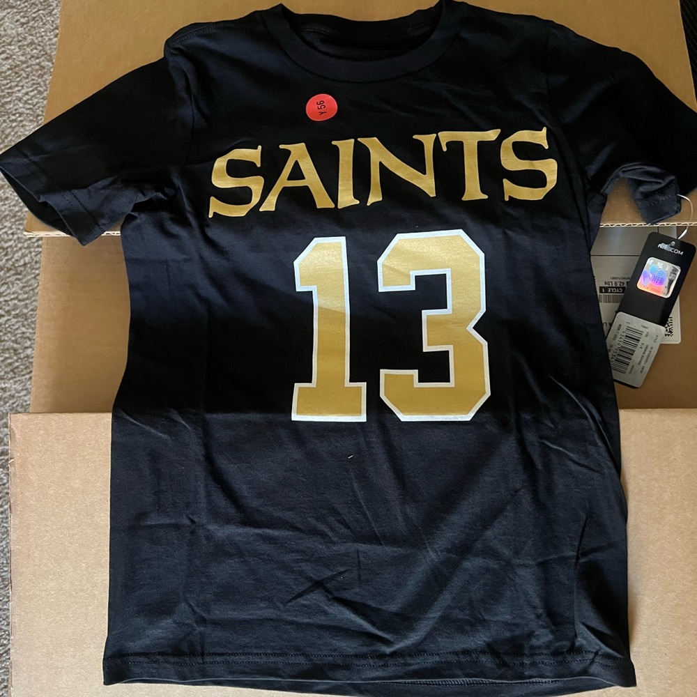 New Orleans Saints Thomas T-Shirt jersey youth small women’s p 8